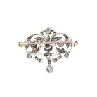 Broche Art - nouveau en or et diamants - Castafiore