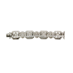 Broche Barette en or blanc, platine et diamants - Castafiore