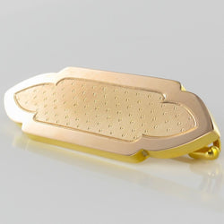 Broche BARETTE en or rose - Castafiore