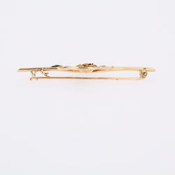 Brooch rosebud hair clip