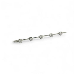 Broche barrette diamants - Castafiore