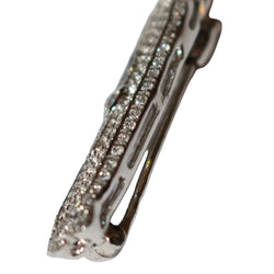 Broche Barrette en or blanc et diamants - Castafiore