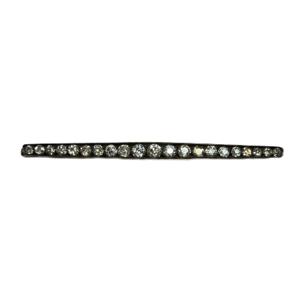Broche Barrette en or blanc, platine et diamants - Castafiore