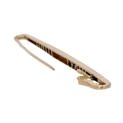 Broche Barrette en or jaune, platine, saphirs et diamants - Castafiore