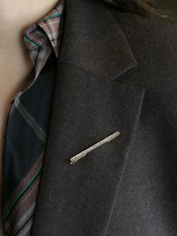 Broche Belle Epoque or jaune diamants taille rose 0,4 carat - Castafiore