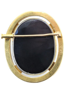 BROCHE CAMÉE ANCIENNE - Castafiore