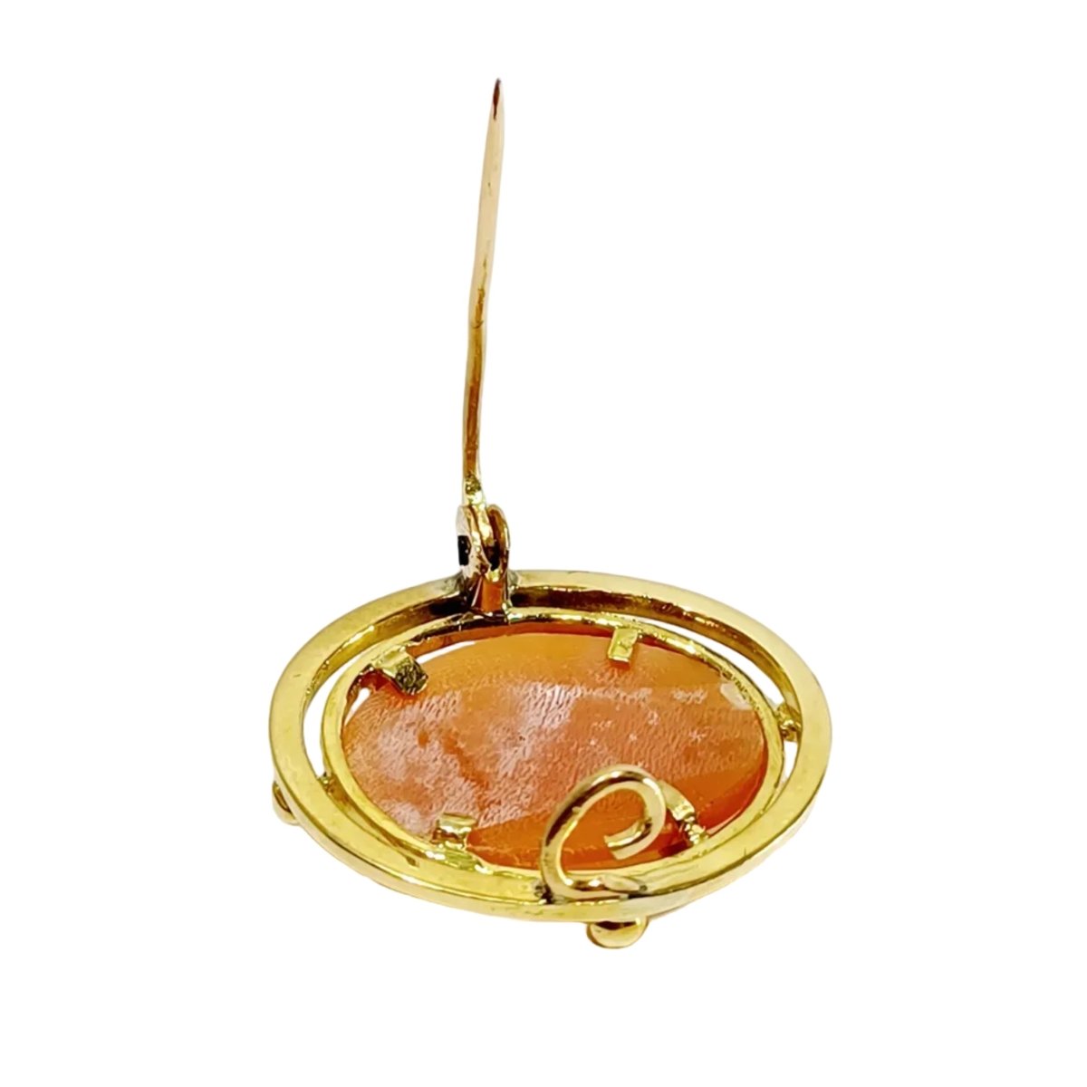 Broche Camée en or jaune - Castafiore