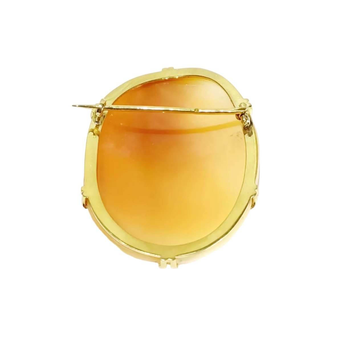 Broche Camée en or jaune - Castafiore