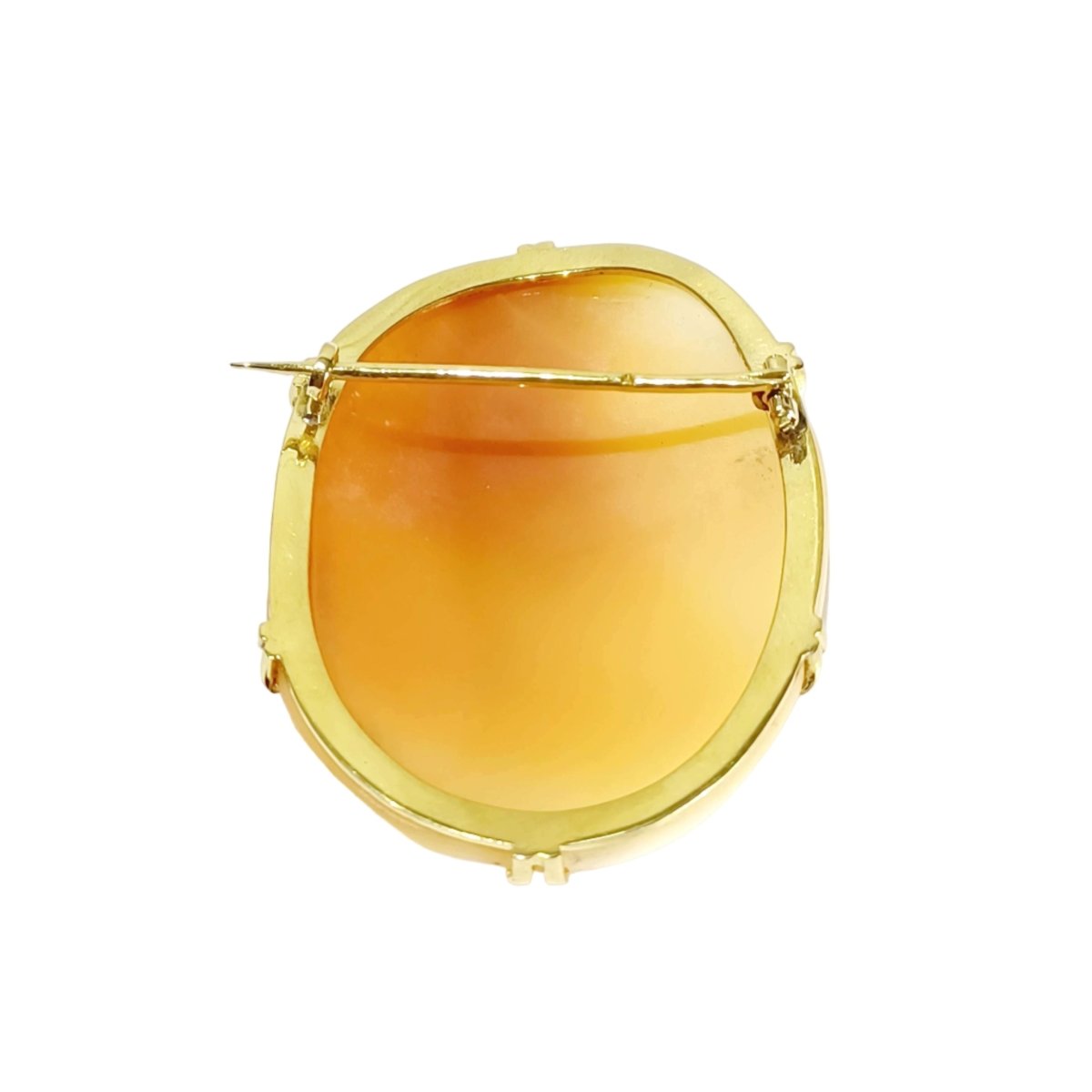 Broche Camée en or jaune - Castafiore