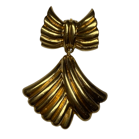 Broche Clip VAN CLEEF & ARPELS en or jaune - Castafiore