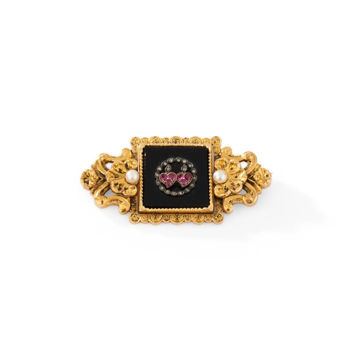 Broche Coeurs enlacés - Castafiore