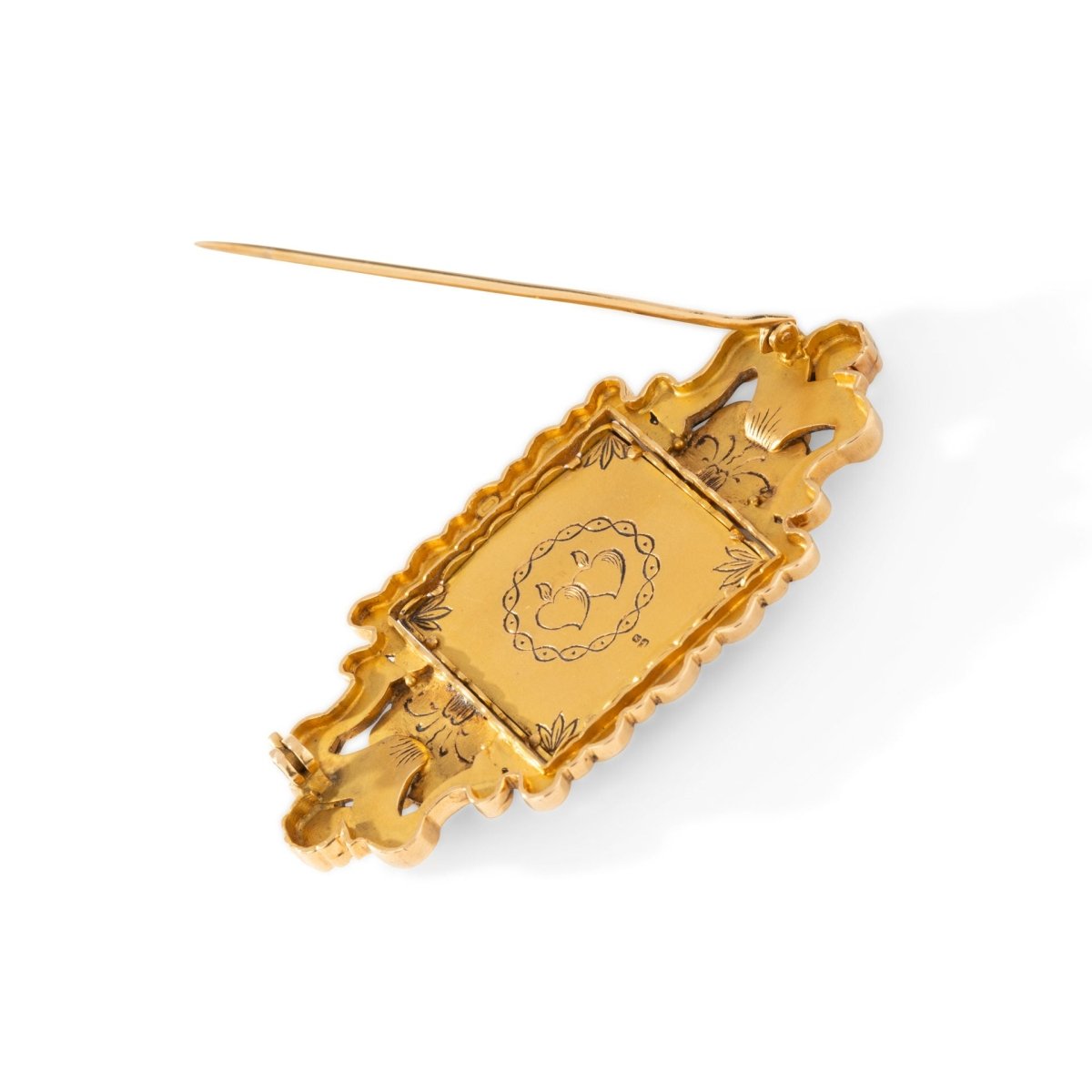 Broche Coeurs enlacés - Castafiore