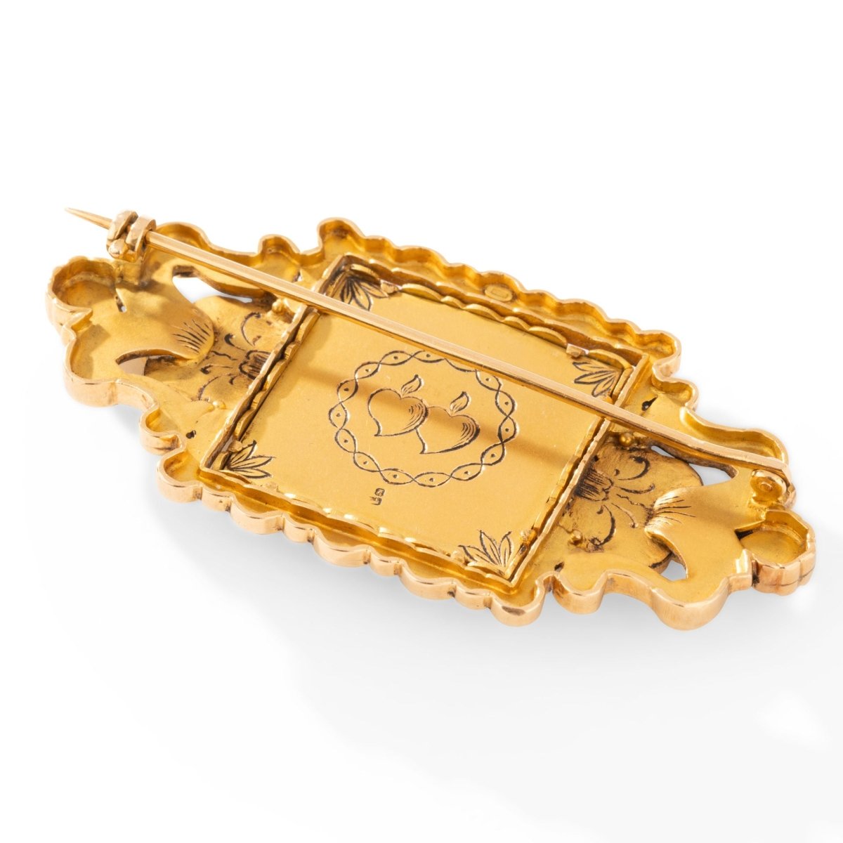 Broche Coeurs enlacés - Castafiore