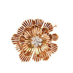 Broche diamants en or 18k - Castafiore