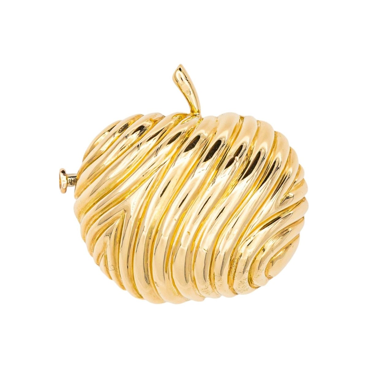 Broche Double Épingle BOUCHERON "Pomme" en or jaune - Castafiore