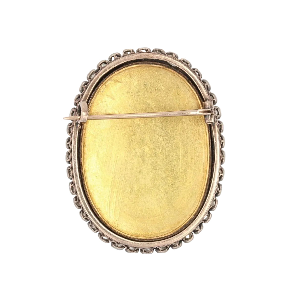 Broche émail habillé et son entourage de diamants - Castafiore