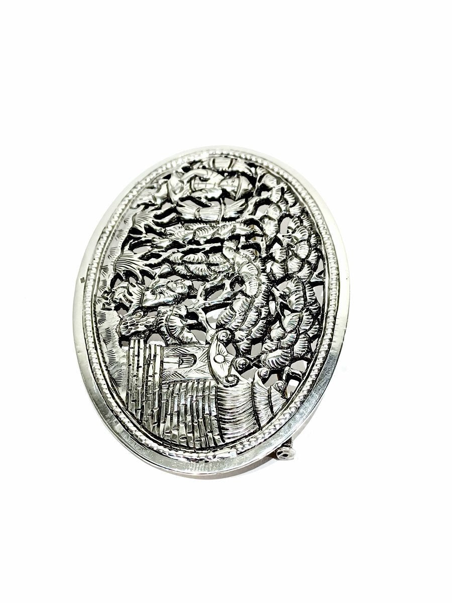 Broche en argent - Castafiore