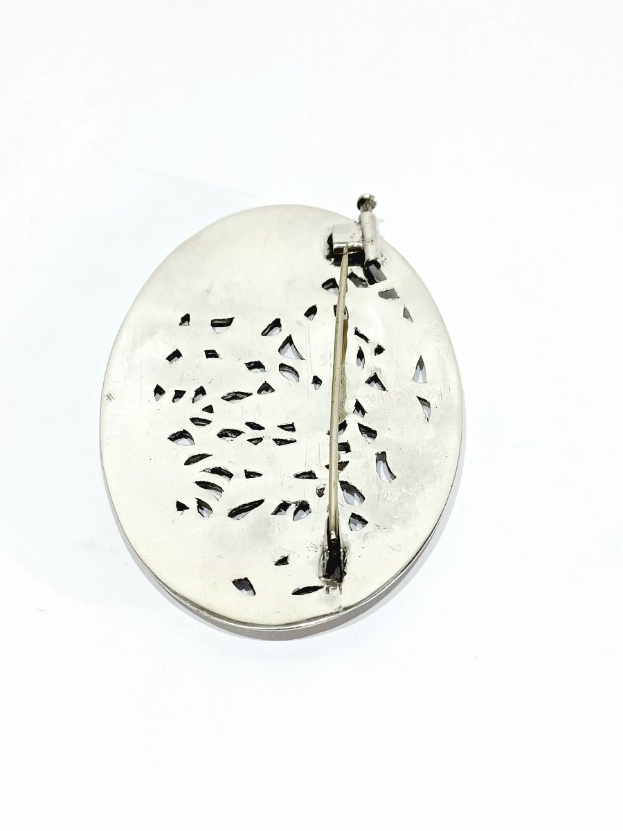 Broche en argent - Castafiore