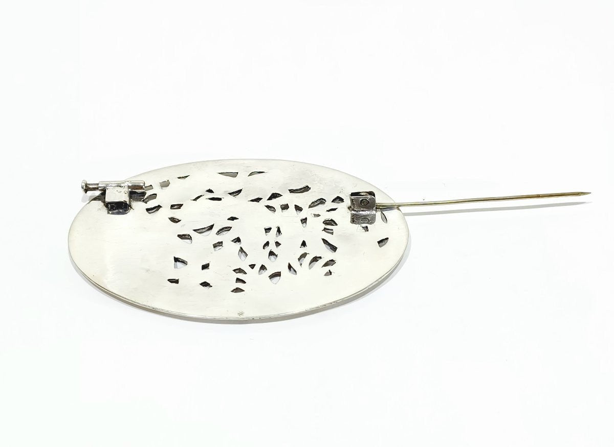 Broche en argent - Castafiore