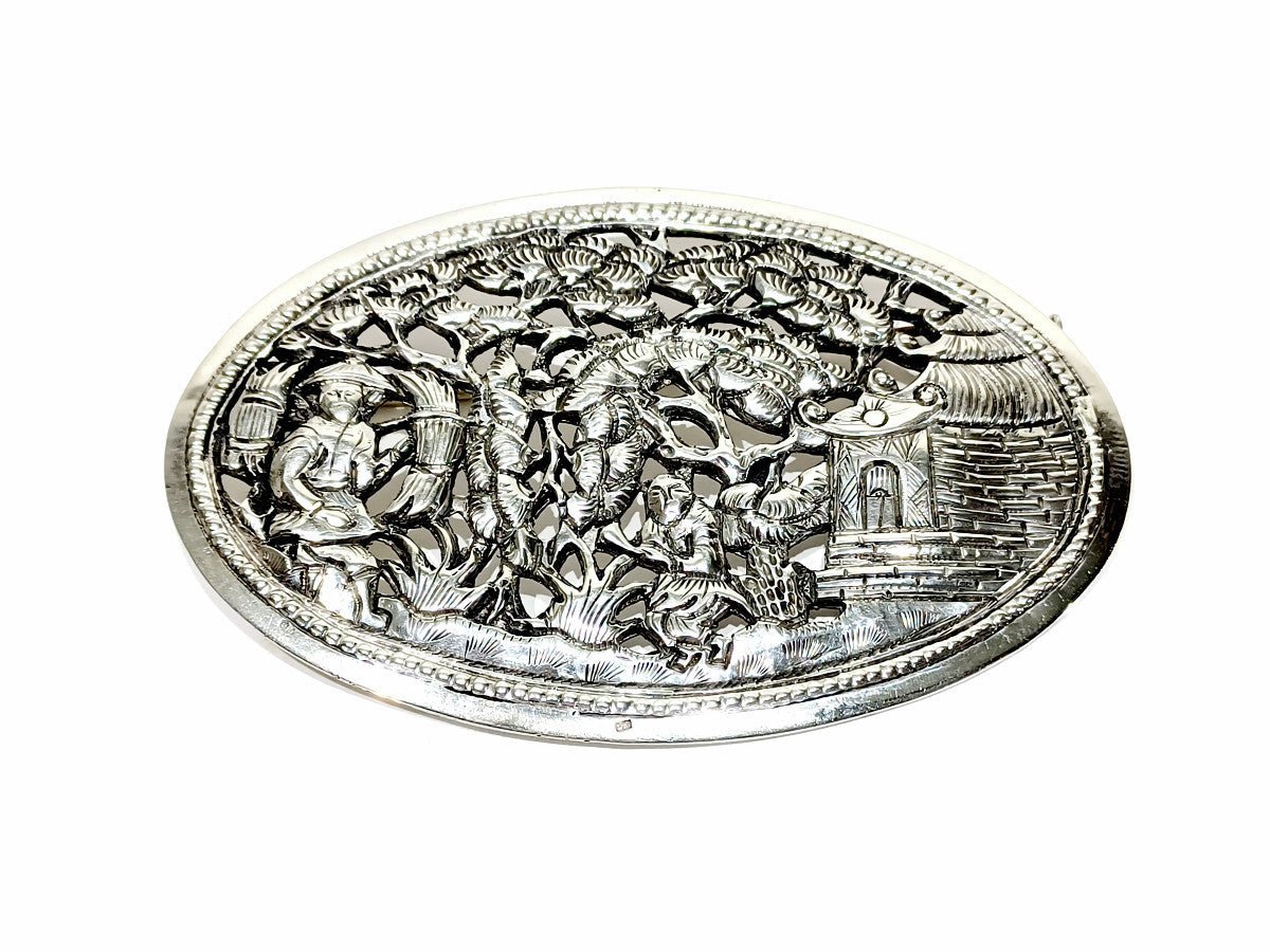 Broche en argent - Castafiore
