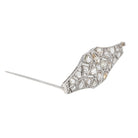 Broche en or blanc, platine et diamants - Castafiore