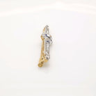 Broche en or diamants & saphirs - Castafiore