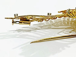 Broche En Or Et Diamants - Castafiore