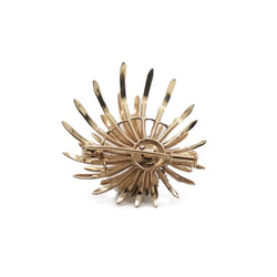 Broche en or jaune, platine et diamants - Castafiore