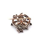 Broche en perles fines, saphir et diamants - Castafiore