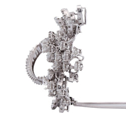 Broche en platine et diamants - Castafiore