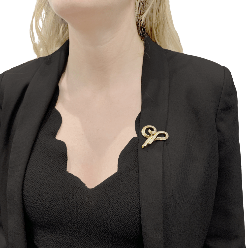 Broche Épingle CARTIER en or jaune - Castafiore