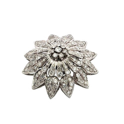 Broche Épingle en or blanc et diamants - Castafiore