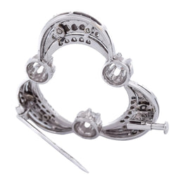 Broche Épingle en or blanc et diamants - Castafiore