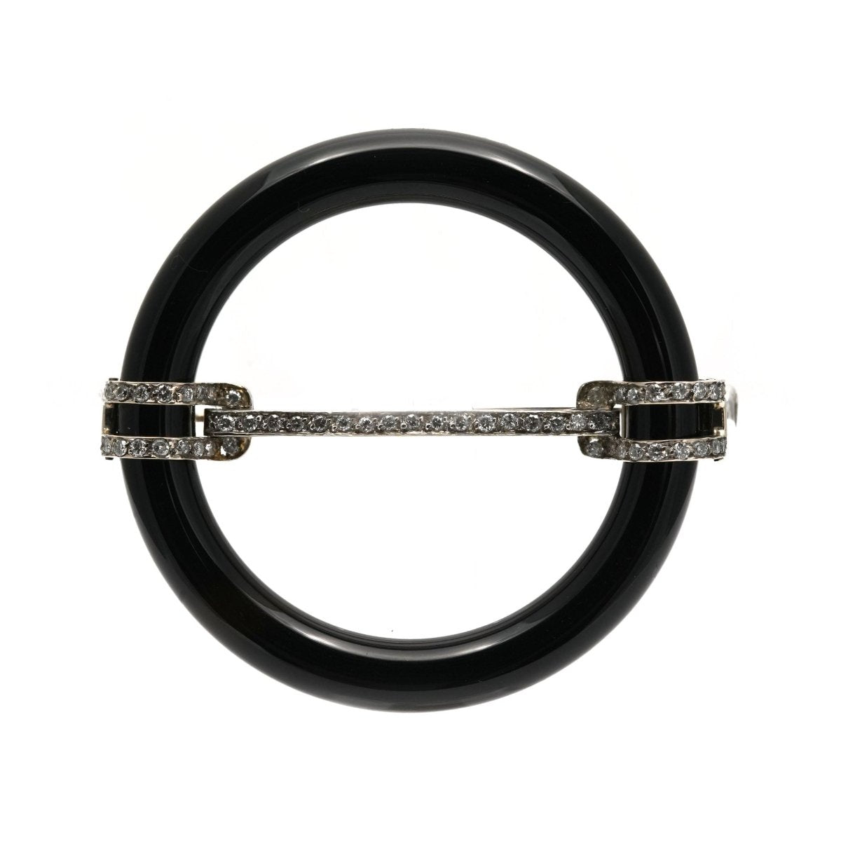 Broche Épingle en or blanc et diamants - Castafiore
