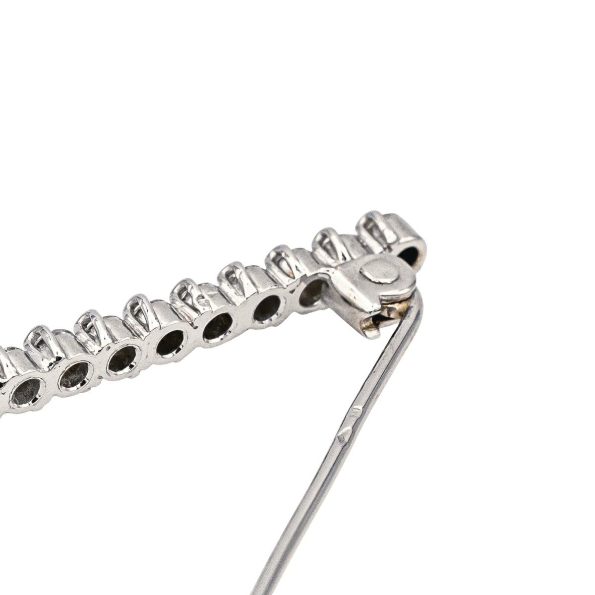 Broche Épingle en or blanc et diamants - Castafiore