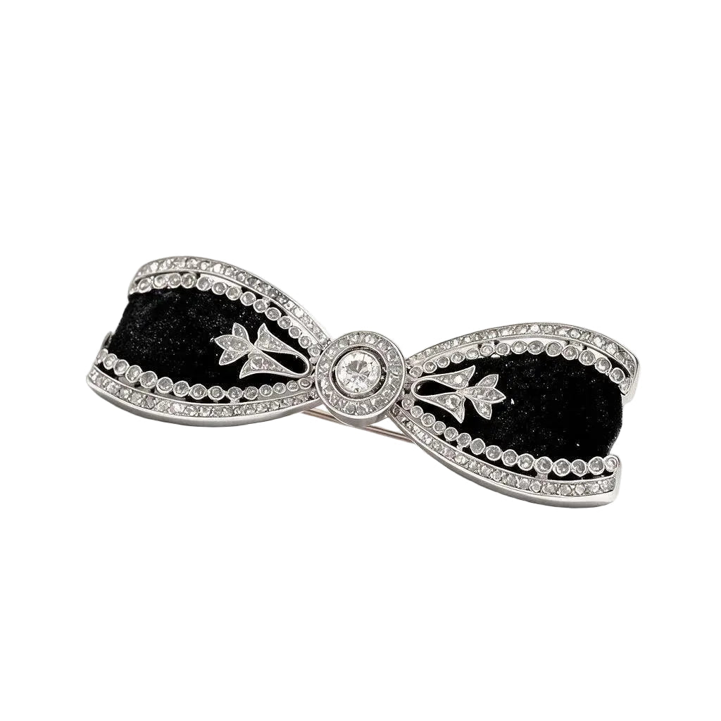 Broche Épingle en or blanc, platine et diamants - Castafiore
