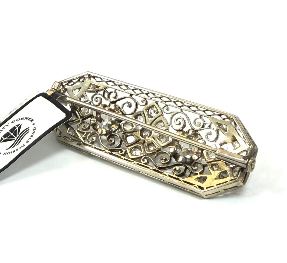 Broche Épingle en or et diamants - Castafiore
