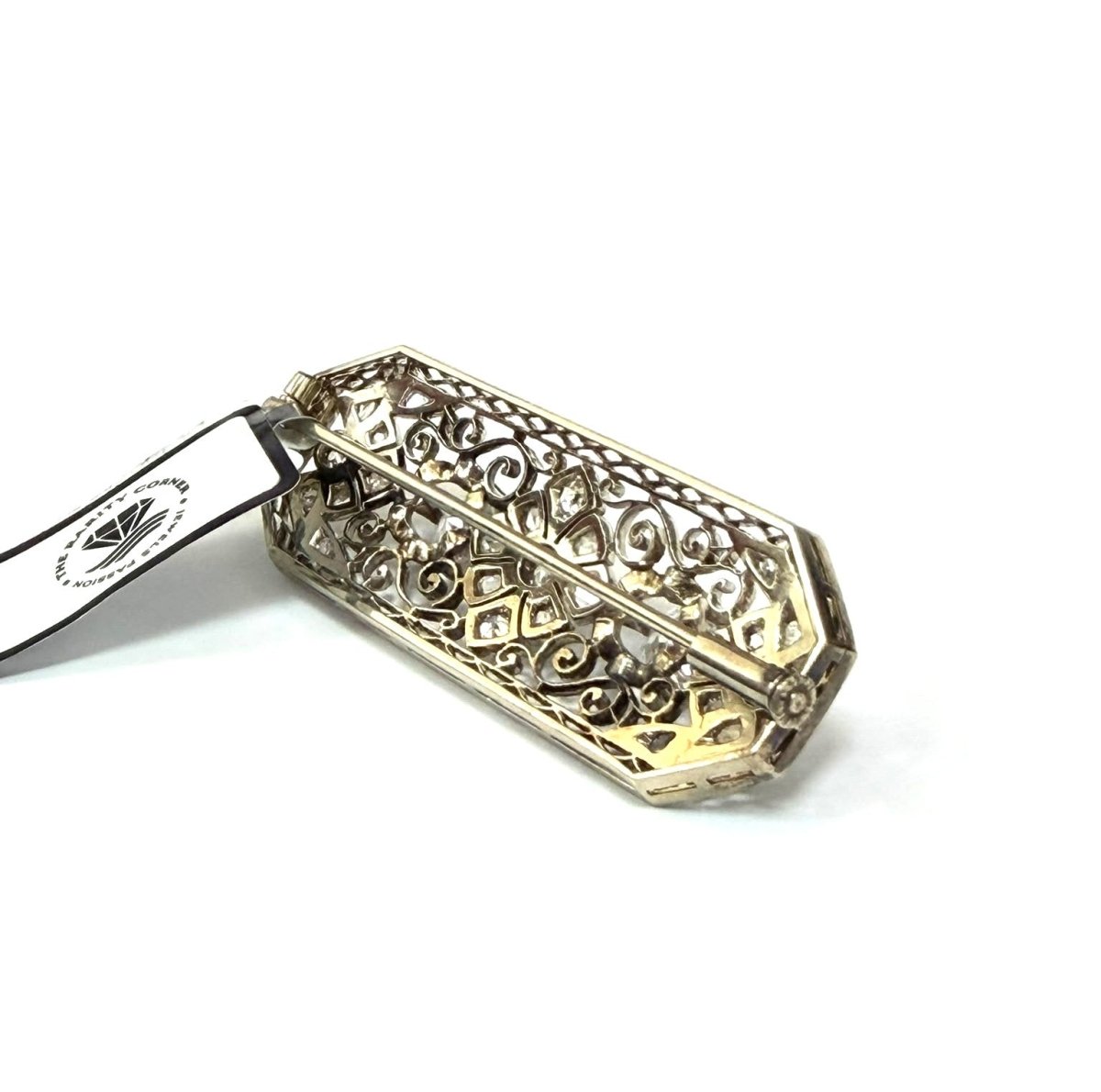 Broche Épingle en or et diamants - Castafiore