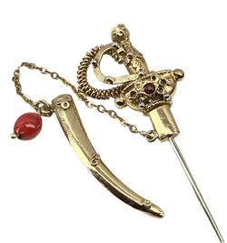 Broche Épingle en or jaune - Castafiore