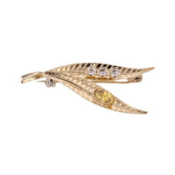 Broche Épingle en or jaune - Castafiore