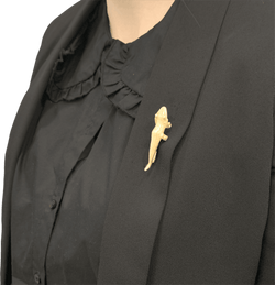 Broche Épingle en or jaune - Castafiore