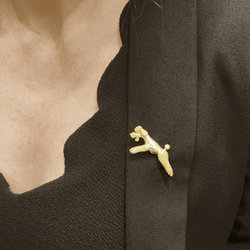 Broche Épingle en or jaune - Castafiore