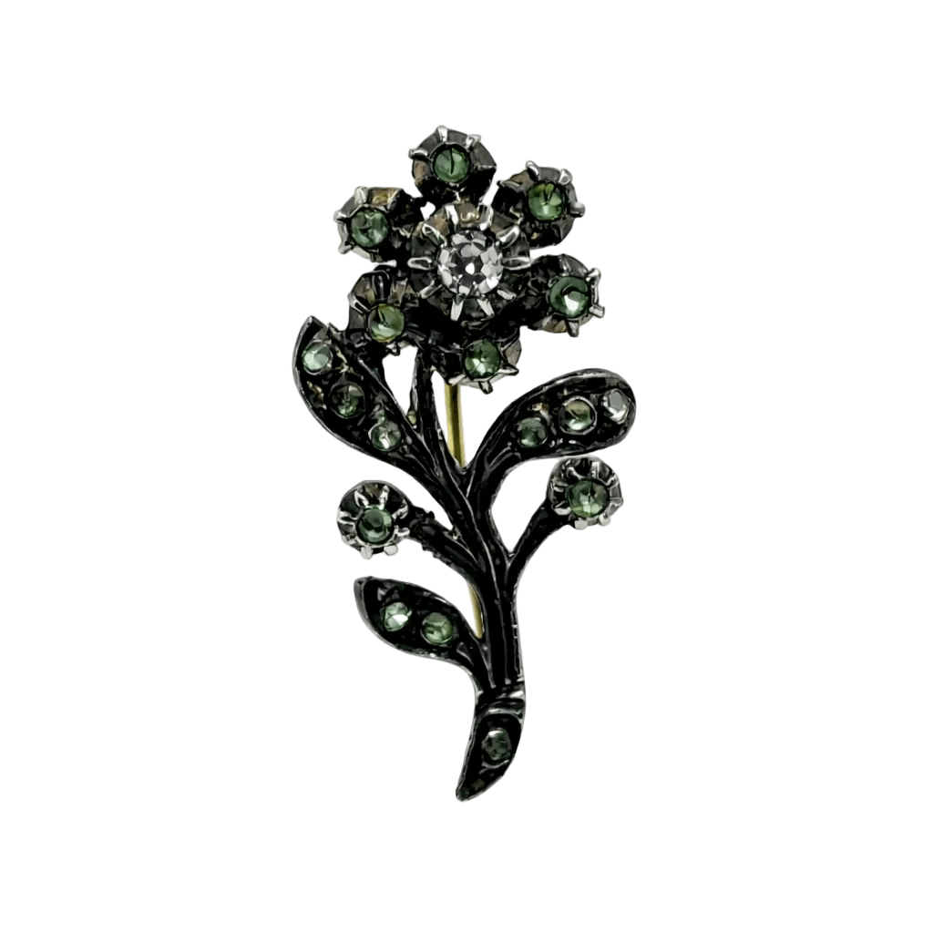 Broche Épingle en or jaune et argent - Castafiore