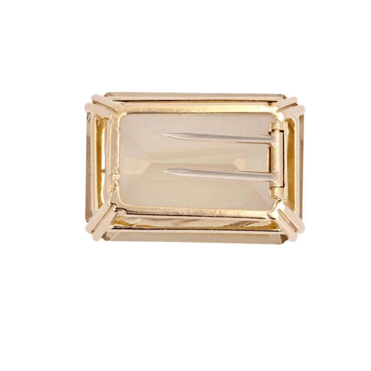 Broche Épingle en or jaune et citrine - Castafiore