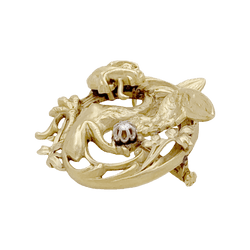 Broche Épingle en or jaune et diamant - Castafiore