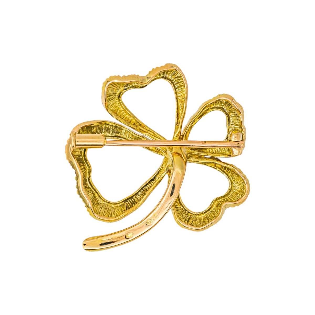 Broche Épingle en or jaune et diamant - Castafiore