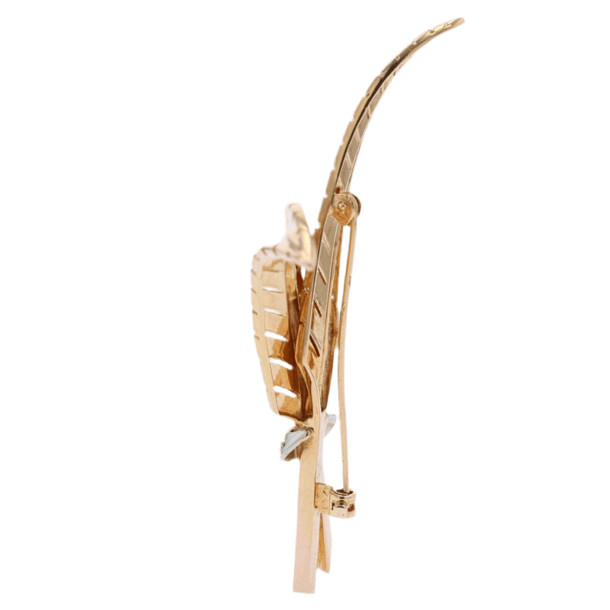 Broche Épingle en or jaune et diamants - Castafiore