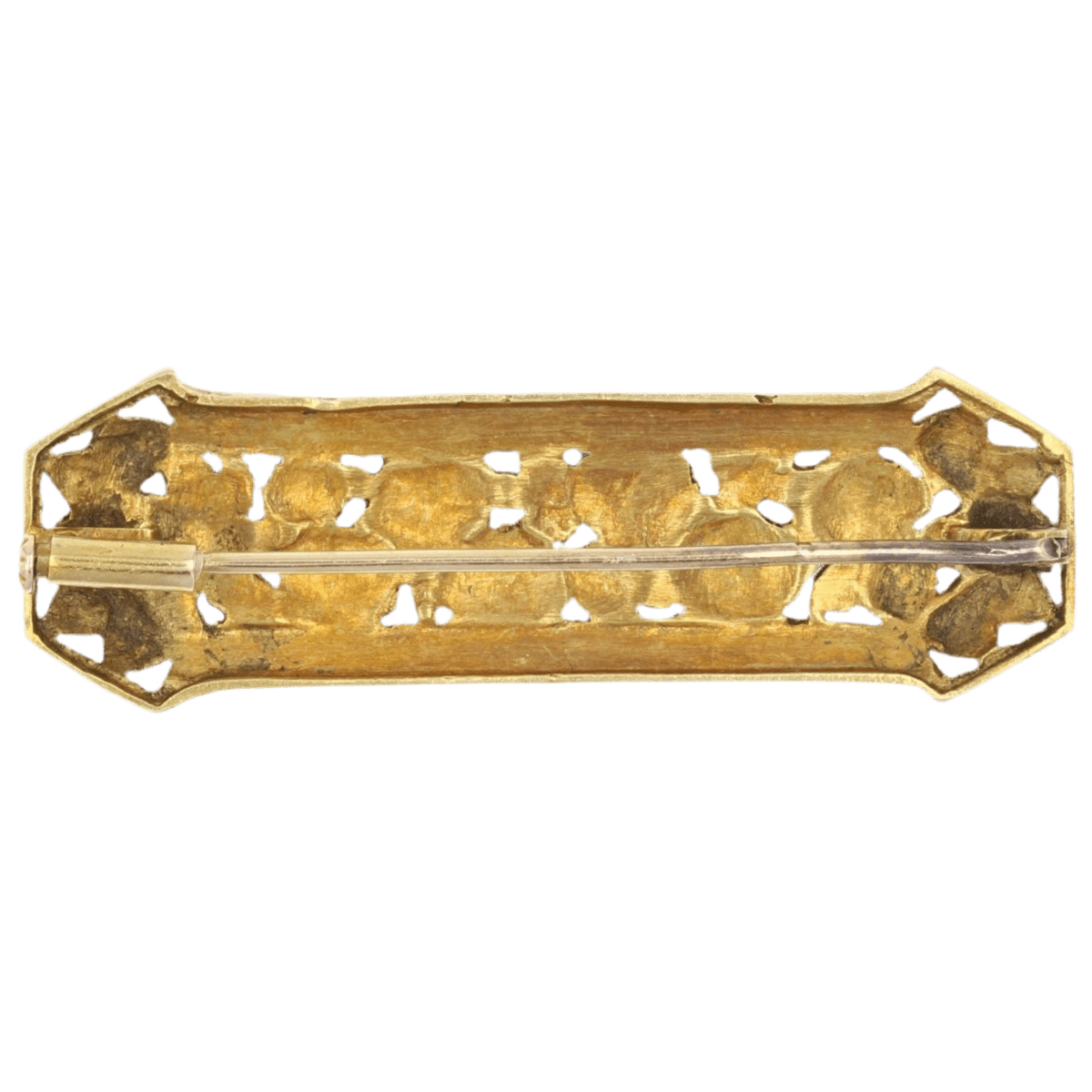 Broche Épingle en or jaune et émail - Castafiore