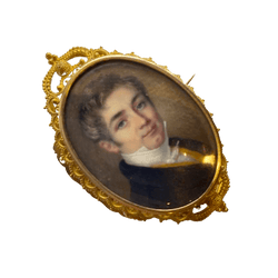 Broche Épingle en or jaune et nacre - Castafiore