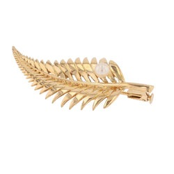 Broche Épingle en or jaune et perle - Castafiore